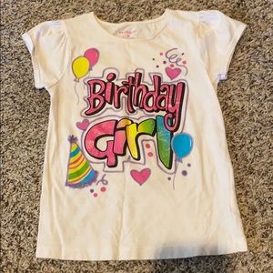 Girls Happy birthday shirt